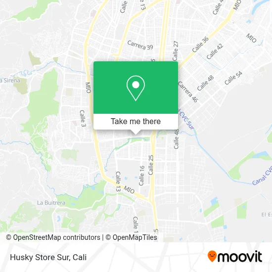 Husky Store Sur map