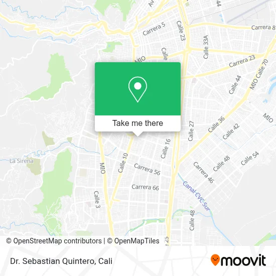 Dr. Sebastian Quintero map