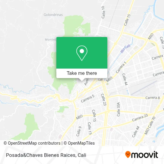 Posada&Chaves Bienes Raices map