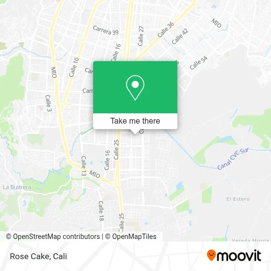 Rose Cake map