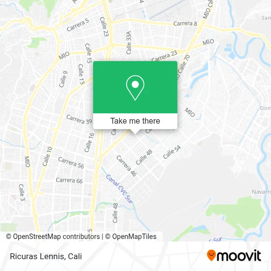 Ricuras Lennis map