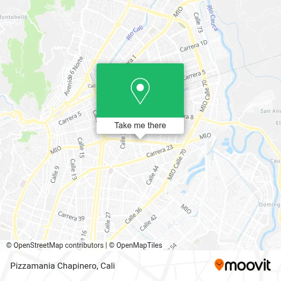 Pizzamania Chapinero map