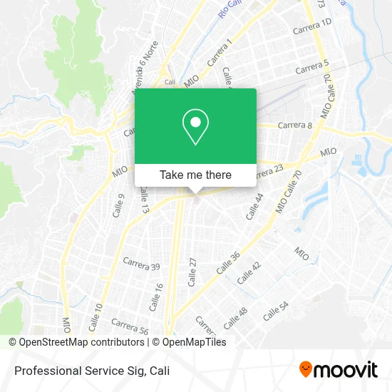 Professional Service Sig map