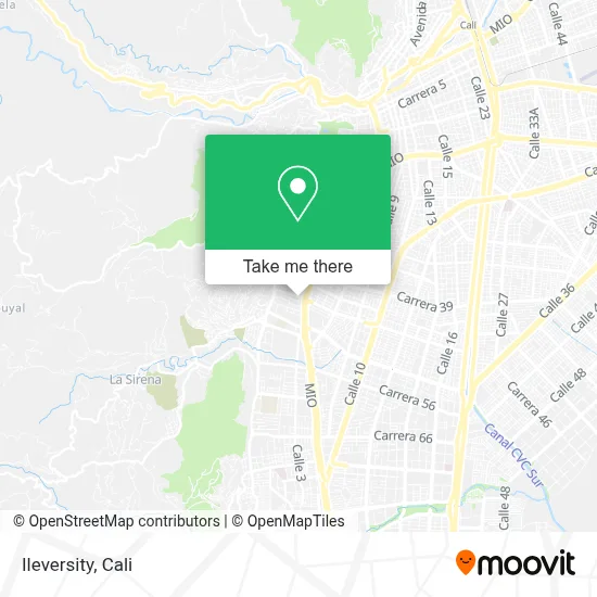 Ileversity map