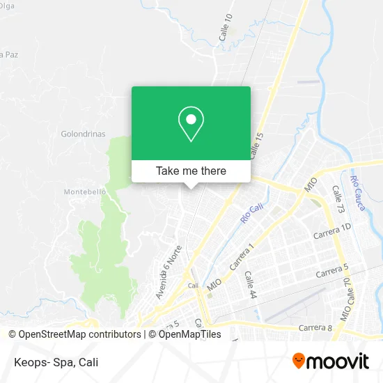 Keops- Spa map
