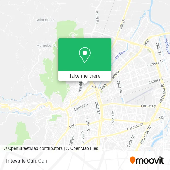 Intevalle Cali map