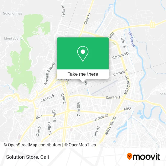 Solution Store map