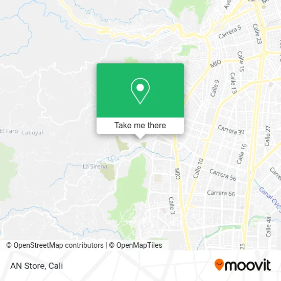 An Store map