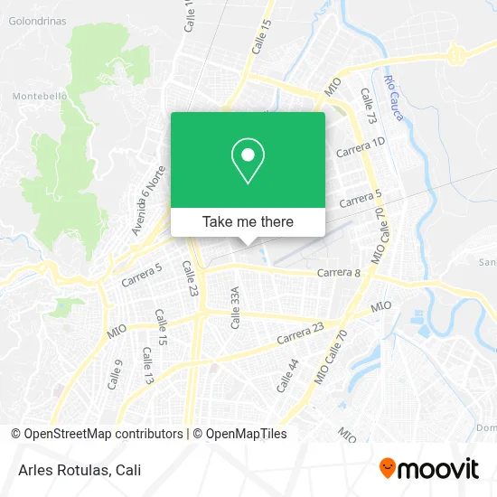 Arles Rotulas map