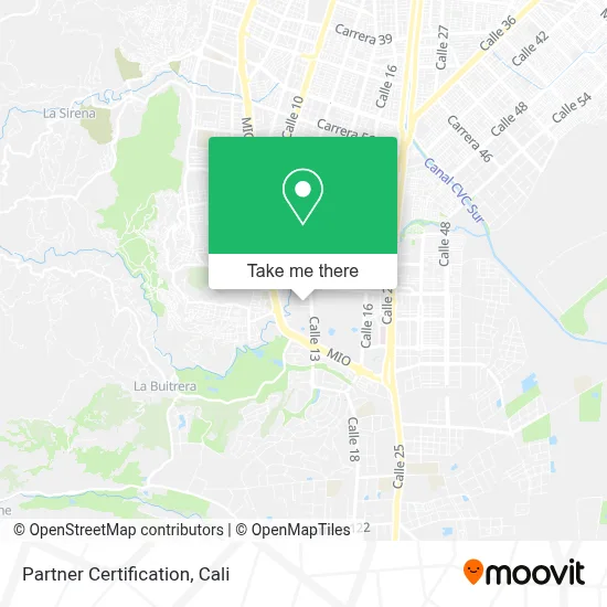 Partner Certification map