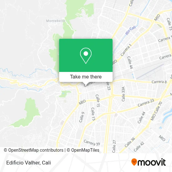 Edificio Valher map