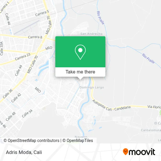 Adris Moda map
