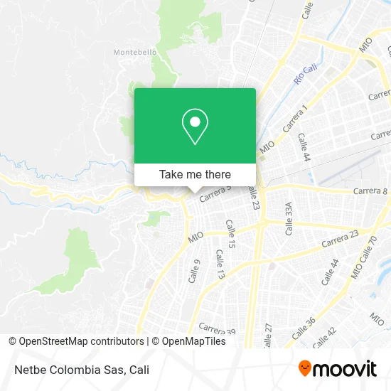 Netbe Colombia Sas map