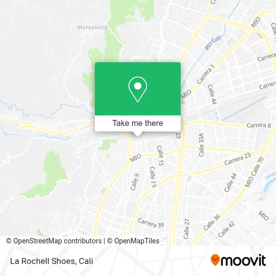 La Rochell Shoes map