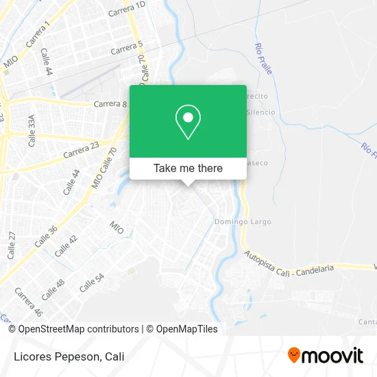 Licores Pepeson map