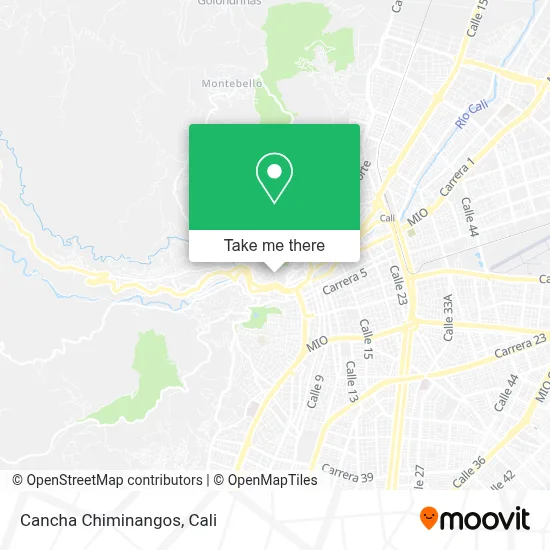 Cancha Chiminangos map