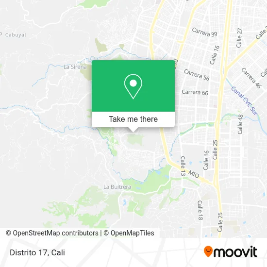 Distrito 17 map