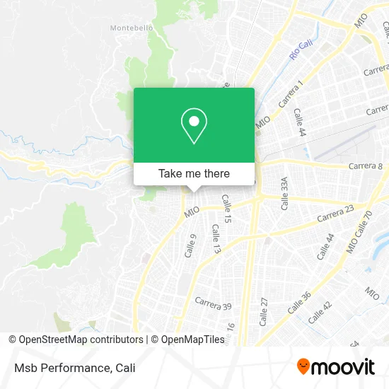 Msb Performance map