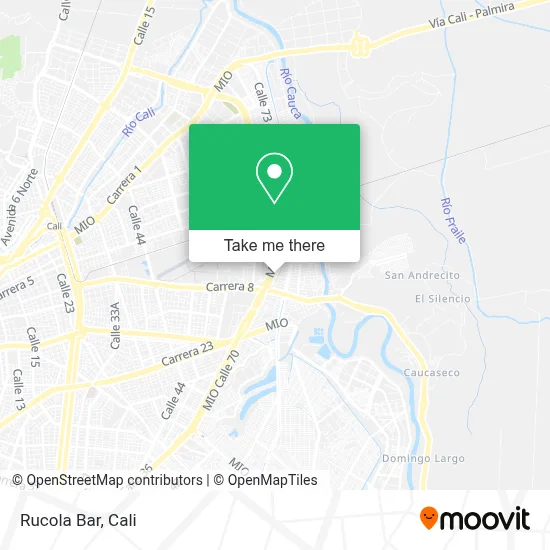 Rucola Bar map
