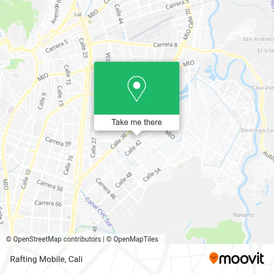 Rafting Mobile map