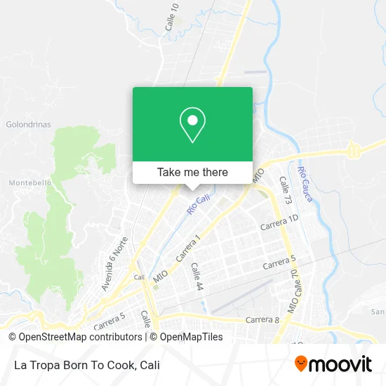 La Tropa Born To Cook map