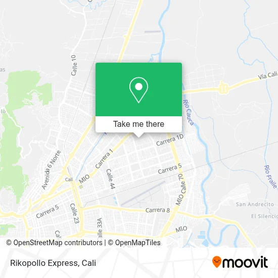 Rikopollo Express map