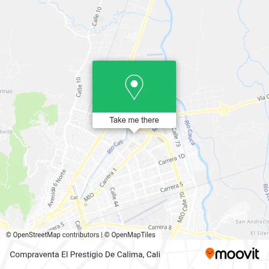 Compraventa El Prestigio De Calima map