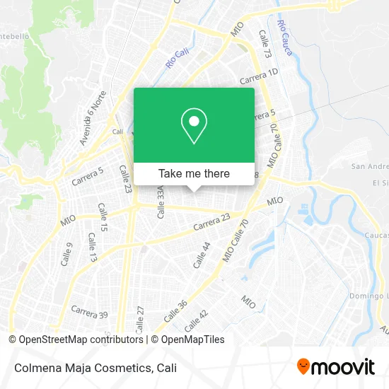 Colmena Maja Cosmetics map