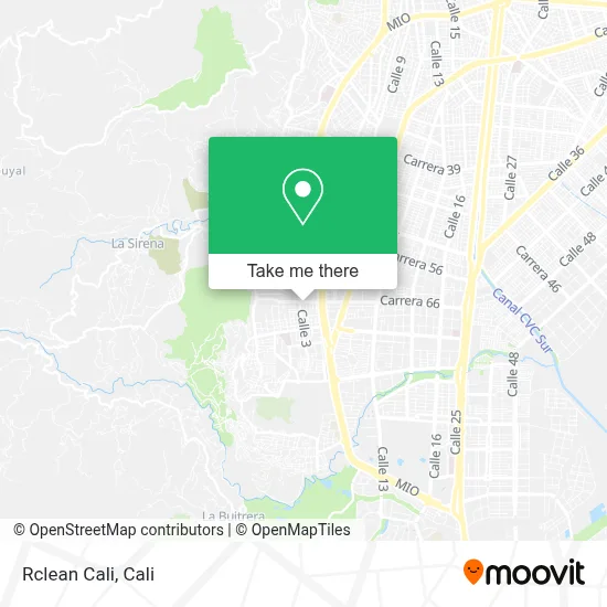 Rclean Cali map