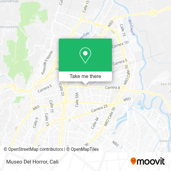 Museo Del Horror map