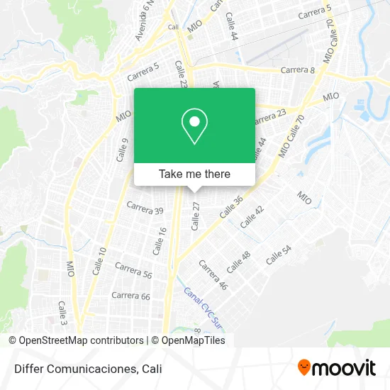 Differ Comunicaciones map