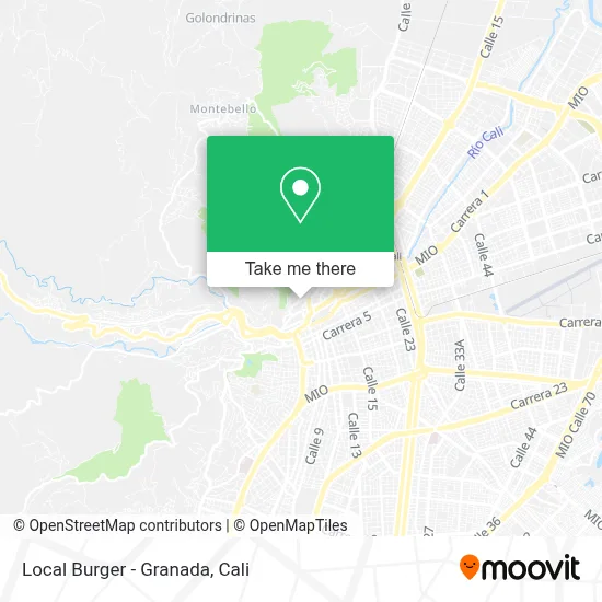 Local Burger - Granada map