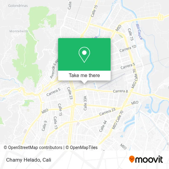 Chamy Helado map