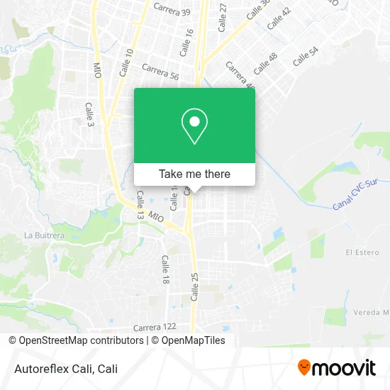 Autoreflex Cali map