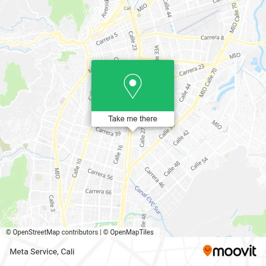 Meta Service map
