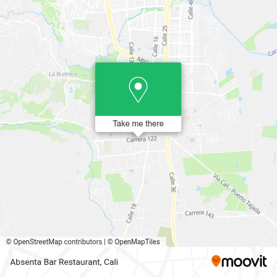 Absenta Bar Restaurant map