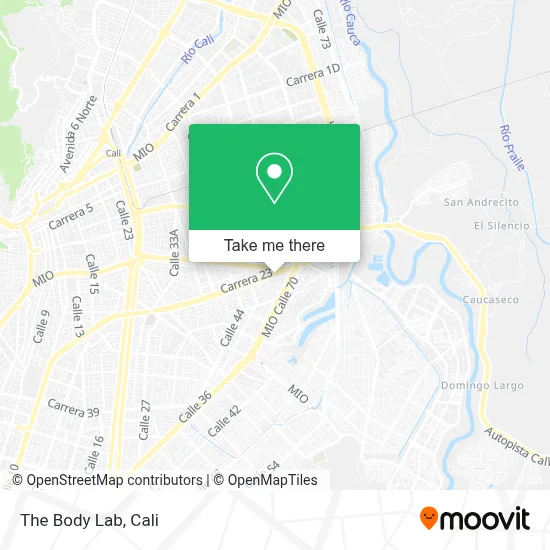 The Body Lab map