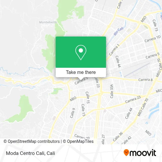 Moda Centro Cali map