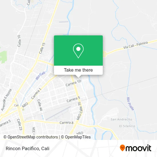 Rincon Pacifico map