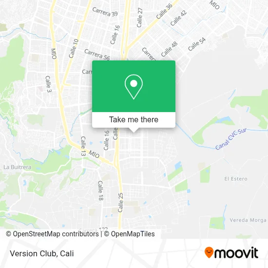Version Club map