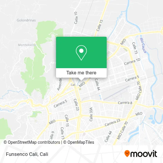 Funsenco Cali map