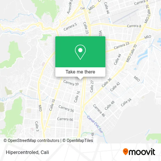 Hipercentroled map