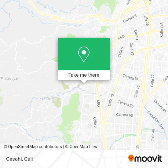 Cesahi map