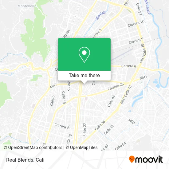 Real Blends map