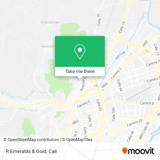 R  Emeralds & Gold map