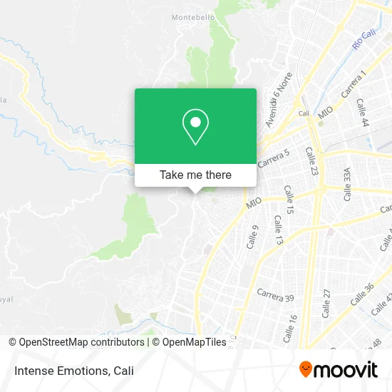 Intense Emotions map