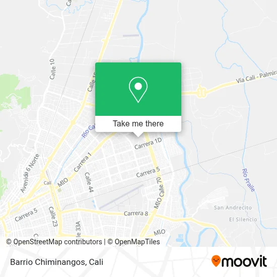 Barrio Chiminangos map