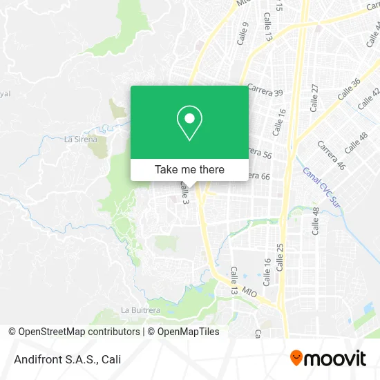 Andifront S.A.S. map