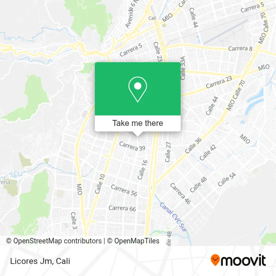 Licores Jm map