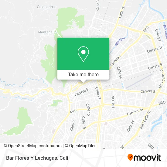 Bar Flores Y Lechugas map